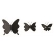 Nástěnná 3D dekorace Crearreda SD Black Butterflies 24002 Černí motýli